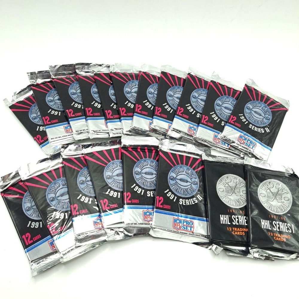 NHL Hockey Trading Card Pack Lot 19 Sealed Unopened Mixed Series
